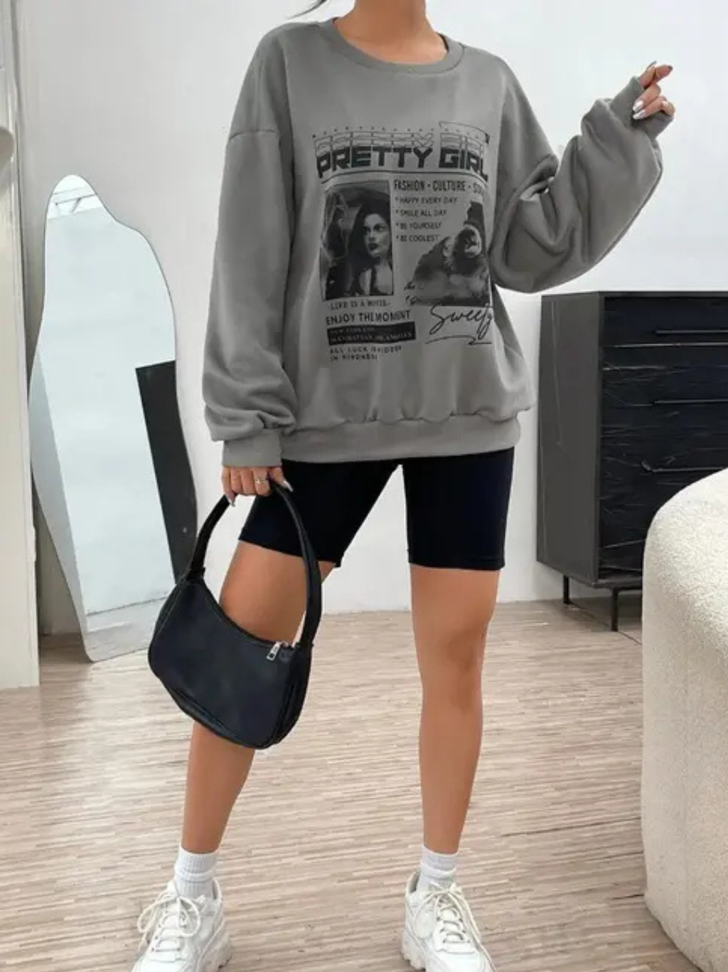 Trendy & Cozy Women's Sweatshirt - Perfect for Winter Fashion | sweatshirt for women | winter wear for women| Printed sweatshirt